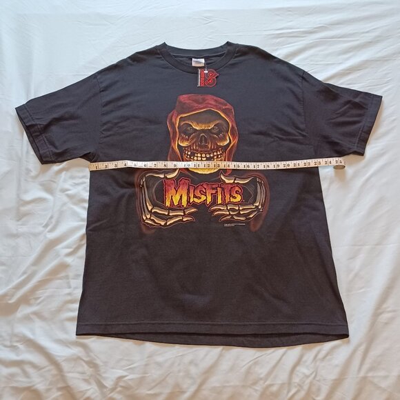 Y2K 2004 Cinder Block The Misfits "Fiend" Black T-Shirt Adult XL New with Tags - Picture 15 of 16